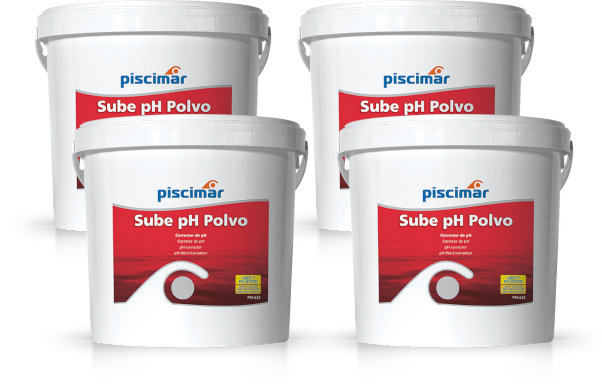 Pack Elevador pH Granulado Piscimar (4 x 6kg)